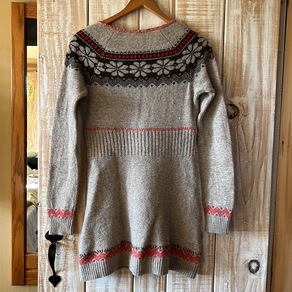 Free People Wool Sweater /Dress/Tunic Size S - Picture 4 of 4